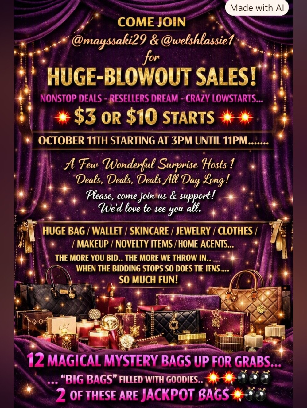 💣💣HUGE BLOWOUT SALE SALE SALE POSTER...💣💣